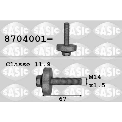 Imagen de SASIC 8704001 Tornillo de polea RENAULT: CLIO 2, MEGANE 3, SUZUKI: Jimny SUV, DACIA: Lodgy, Dokker Express