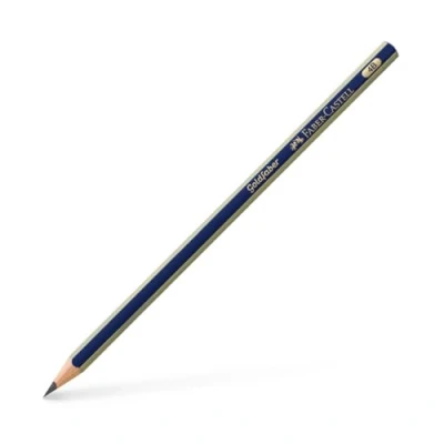 Imagen de Faber Castell 112504 Caja con 12 lápices de grafito Goldfaber 1221, forma hexagonal, graduación 4B
