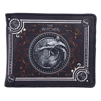 Imagen de Nemesis Now Cartera con Licencia Oficial de The Witcher, Color Negro, 11,5 cm, Black, 11.5cm, Klassisch