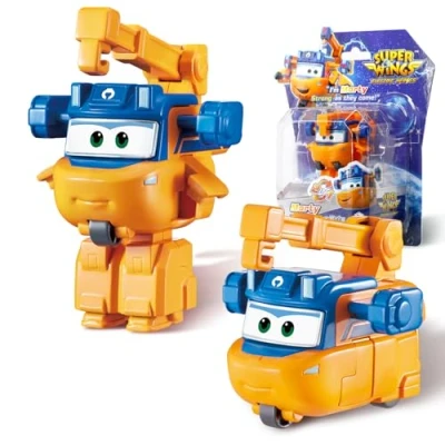 Imagen de Super Wings avión Transformer Marty, Altura Aprox. 12,7 cm, Figura de acción 2 en 1, y Robot Juguete para niños niñas a Partir 3 años
