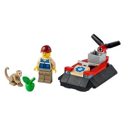 Imagen de LEGO 30570 City Luftkissenboot für Tierrettungen