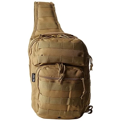 Imagen de Mil Tec Coyote Mochila poliéster de Correa Hombre, 30 x 22 13 cm, Color marrón
