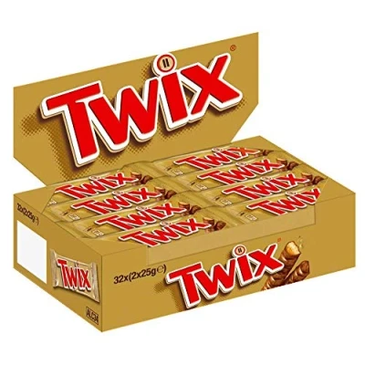 Imagen de TWIX Cerrojo de Chocolate 32 x (2x25g)
