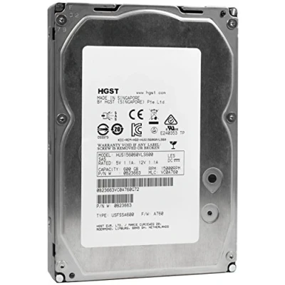 Imagen de HGST Ultrastar 15K600, 600GB Disco Duro (600GB Ultrastar, Serial Attached SCSI (SAS), 600 GB, 8,89 cm (3.5&quot;), 16,6W, 10,7W, 5 55 C)