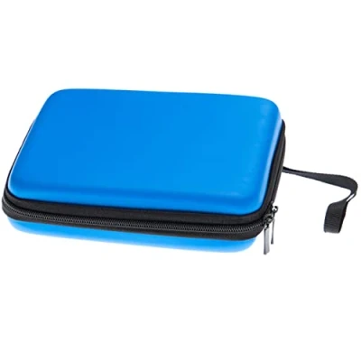 Imagen de vhbw Bolsa Compatible con Nintendo 2DS Consola de Juegos Funda Protectora, Transporte, Azul, Negro