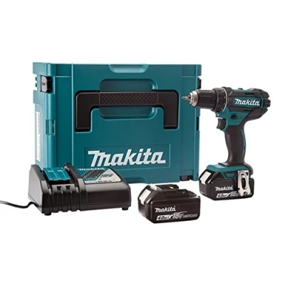 Imagen de Makita DDF482RMJ Taladro Combinado 2x18V 4Ah Li ion + maletin Makpac