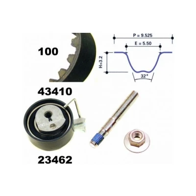 Imagen de MAPCO 23410 Kit de correa distribución 100 CITROËN: Saxo Hatchback, C3 II, I PEUGEOT: 206 Partner Combispace