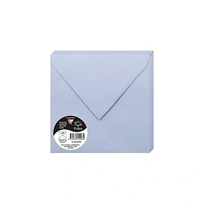 Imagen de Clairefontaine 50023 C Pack de 20 sobres 16,50 x 0,10 cm, color Bleu Lavande
