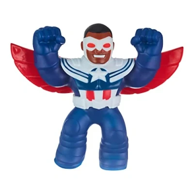 Imagen de Heroes of Goo Jit Zu Marvel Hero Pack Capitán América Sam Wilson Bendy 11,5 cm de Alto 41376