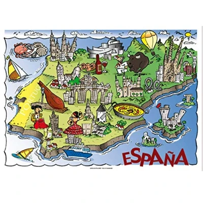 Imagen de 500 Unidades García de Pou 114.27 Offset España Mantelines, 70 G/M2, 31 x 43 cm, Multicolor
