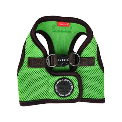 Imagen de PUPPIA Arnés para Perros Soft Vest Harness B II, Verde, L