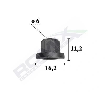Imagen de ROMIX C70323 Clip, listón VOLKSWAGEN: GOLF 4, Tiguan II, 6, AUDI: A3 Hatchback, A6 C7 Berlina, SKODA: Octavia 2 Combi, II Hatchback