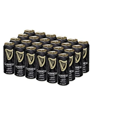 Imagen de Guinness Draught Cerveza Caja de 24 Latas x 440 ml Total: 10.56 L