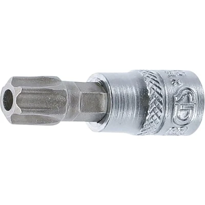 Imagen de BGS 2165 T50 Punta de vaso entrada 6,3 mm (1/4&quot;) perfil en T (para Torx) con perforación