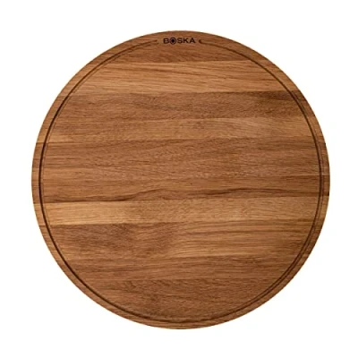 Imagen de tabla para pizza Boska Friends XL, servir, madera de roble, marrón, 40 cm, 320533