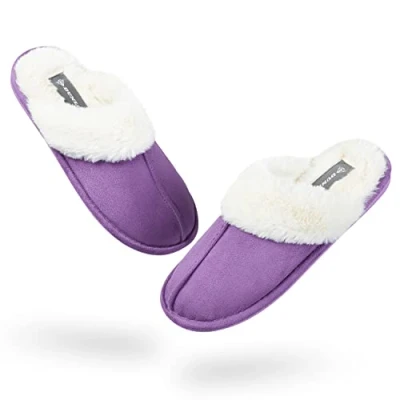 Imagen de DUNLOP Zapatillas Mujer Casa Antideslizantes con Memory Foam (37 EU, Morado, numeric_37)