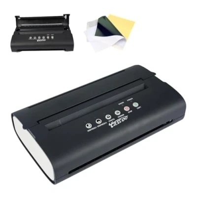 Imagen de Dragonhawk Tattoo Transfer Machine Set m¨¢quina tatuajes Printer Stencil Thermal Tansfer with paper for Artists