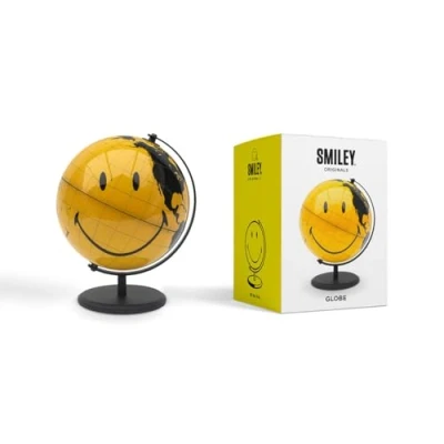 Imagen de Suck UK Globo del mundo sonriente Globos de tierra y accesorios oficina en casa Decoración escritorio Adornos inusuales para el hogar