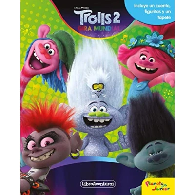 Imagen de Trolls 2. Libroaventuras: Incluye un cuento, figuritas y tapete
