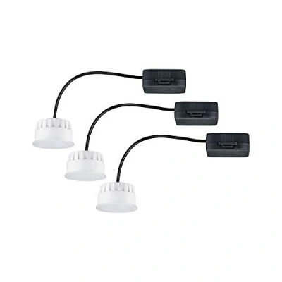 Imagen de Paulmann 92473 Luminaria empotrable LED Choose módulo Coin, 3StepDim, set 3, redondo, 50mm 3x6W 3x470lm 230V 2700K satinado, reg., foco techo plástico