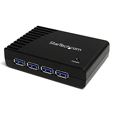Imagen de Startech.com Adaptador Concentrador Hub Ladrón Usb 3.0 Super Speed 4 Puertos Salidas Pc Mac Negro