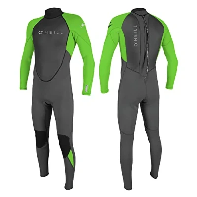 Imagen de O&#039;NEILL Reactor 2 3/2mm Back Zip Full Wetsuit Traje de Neopreno, Men&#039;s, Graph/Dayglo, XL