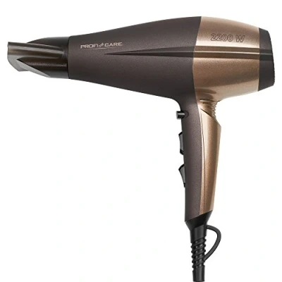 Imagen de ProfiCare HT 3010 Secador de Pelo Profesional iónico, 3 Niveles Temperatura, 2 2200 W, Color marrón