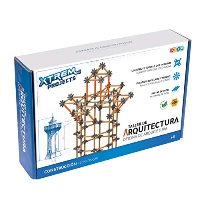 Imagen de Xtrem Bots Taller de Arquitectura Projects, Kit, Piezas construccion niños, maquetas Edificios, niño, Juego Construir, figurar para Montar, Multicolor (World Brands XT380945)