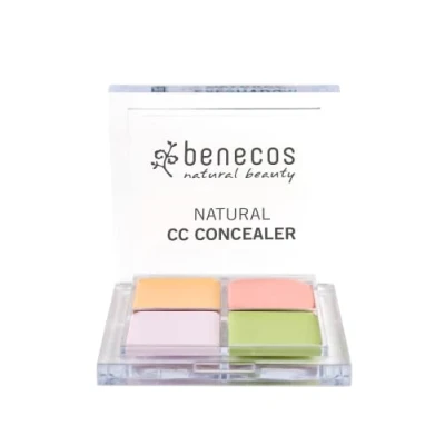 Imagen de Benecos natural beauty 94267 corrector cc cremoso correctivo sin talco vegano beige/verde/rosa/morado
