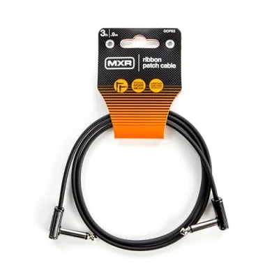 Imagen de JIM DUNLOP MXR Cable Parche de Cinta, 3 pies 0,9 m, Ángulo Recto 1/4 pulgada, 90 cm (DCPR3)