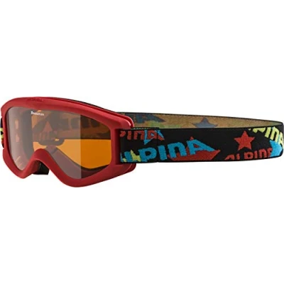 Imagen de Alpina Skibrille Carvy 2.0, Gafas infatiles de esquí, Rojo (rot slt 451), Talla única