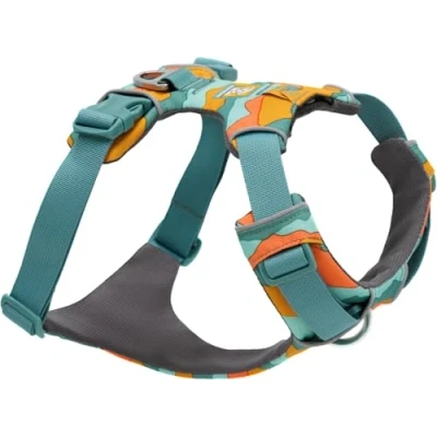 Imagen de RUFFWEAR arnés de Gama Frontal, para Perro Extra Grande, Reflectante en Y, Ajustable, cómodo, Acolchado, Caminar y Correr, 2 Accesorios Correa Anillo, Small, Spring Mountains