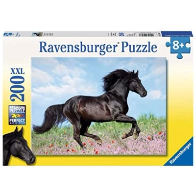 Imagen de Ravensburger Puzzles 200 piezas XXL, diseño Black Stallion (12803 7) , Modelos/colores Surtidos, 1 Unidad