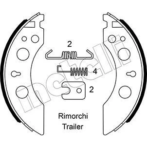 Imagen de Kit de zapatas METELLI 53 0592
