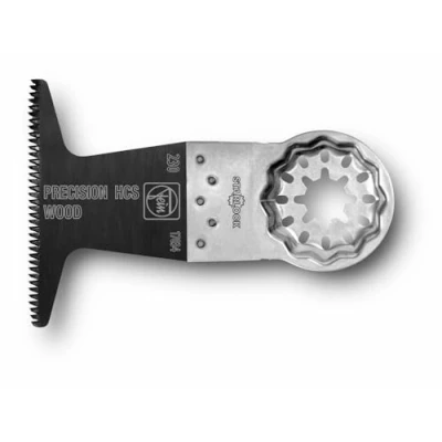 Imagen de FEIN E Cut Hoja de sierra precisión, 3 Unidades, Ancho 65 mm, Longitud 50 Alojamiento Starlock, Forma la extra ancha, bimetálica con dentado japonés en dos filas
