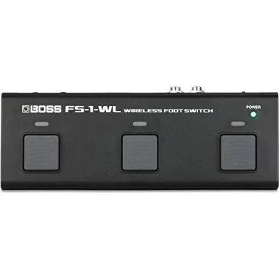 Imagen de Conmutador de pedal inalámbrico compacto BOSS FS 1 WL Controla apps partituras digitales, vídeos YouTube, sistemas DAW, instrumentos y más por Bluetooth MIDI