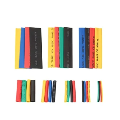 Imagen de vincente Juego de Tubos termorretráctiles 164 Piezas 2:1 Kit Envoltura Alambre Tubo termorretráctil 5 Colores,Juego Aislamiento eléctrico Surtido