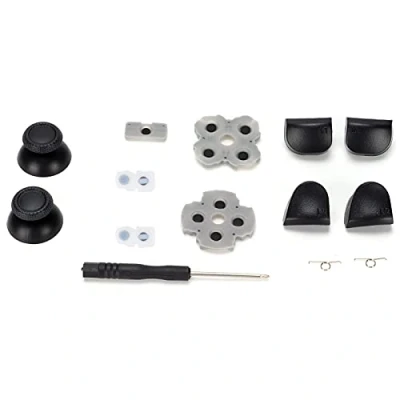 Imagen de Kit de Piezas Repuesto para Controlador PS5, Almohadilla Goma Rocker 3D Tapa Plástico L12 Juego Botones PS5