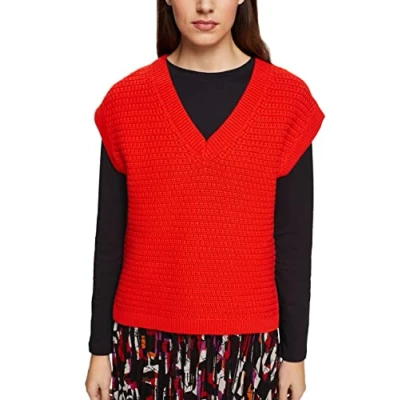 Imagen de ESPRIT 122ee1i321 Suéter, 630/Rojo, S para Mujer