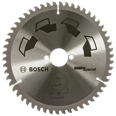 Imagen de Bosch 1x Hoja de Sierra Circular Special (para Madera, Metales no Ferrosos, Plásticos, Ø 190 x 2.5/1.8 30 mm, 54 Dientes, FT, Accesorios Sierras Circulares)