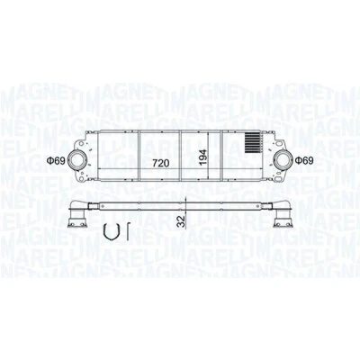Imagen de MAGNETI MARELLI 351319204200 Intercooler VOLKSWAGEN: Transporter 5, 5 Bus, Multivan (7HM norauto, oscaro, mister auto