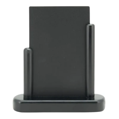 Imagen de Securit Caballete de sobremesa para exponer menús (lacado, tamaño S, 15x17cm, color negro