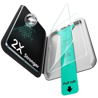 Imagen de ESR 2 Piezas Protector Pantalla para iPad Air 11&quot; M3/M2 (7/6 Gen, 2025/2024), Cristal Templado 9H con Bandeja UltraFit, Compatible Apple Pencil, Resistente Arañazos, Transparencia HD, Sin Burbujas