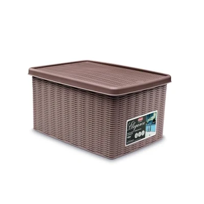 Imagen de Stefanplast 2075896 Elegancia Caja de Almacenamiento la Paloma Gris plástico 29 x 39 21 cm