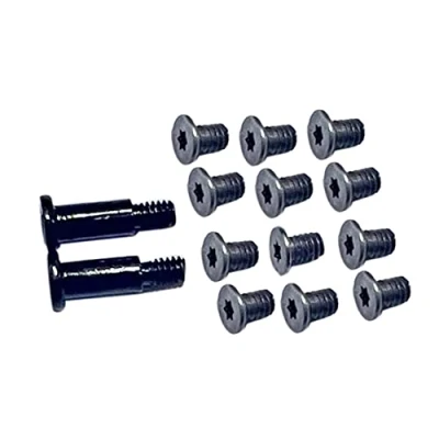 Imagen de ZAHARA 1 Juego de 2 Tornillos para Placa identificación ACCS y 12 Piezas Repuesto Cubierta Inferior DELL XPS 13 9343 9350 9360/15 9550 9560 9570/ Precision M5510