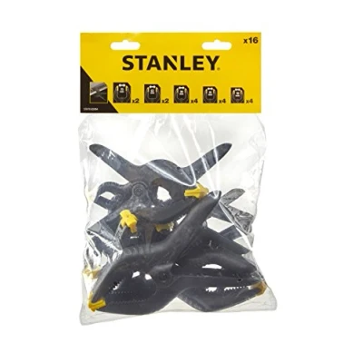 Imagen de STANLEY Juego de 16 abrazaderas muelle