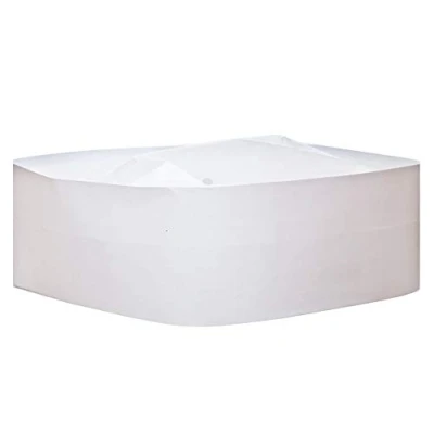 Imagen de Plastico A255 desechables forraje gorro, color blanco (Pack de 100)