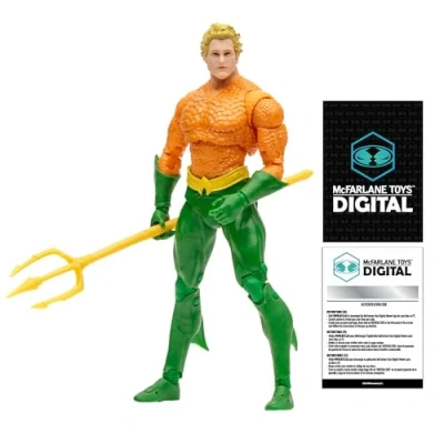 Imagen de McFarlane Toys DC Direct Aquaman (DC Classic) Figura de acción 7 pulgadas con coleccionable digital
