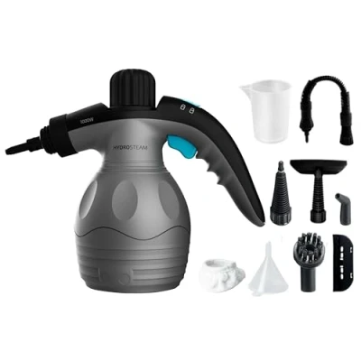 Imagen de Cecotec Vaporeta Limpiador de Vapor Mano, Hogar, Sofá, Coche, HydroSteam Active. Potencia Máxima 1000W, Limpia y Desinfecta, Depósito 350ml, 3 Bares Presión, Caudal 30g/min