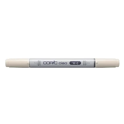 Imagen de COPIC Ciao Marcador Gráfico de Doble Punta, Gris (Warm Gray 0), 1.4 ml
